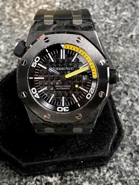 audemars piguet royal oak offshore diver carbon replica|audemars royal oak offshore collection.